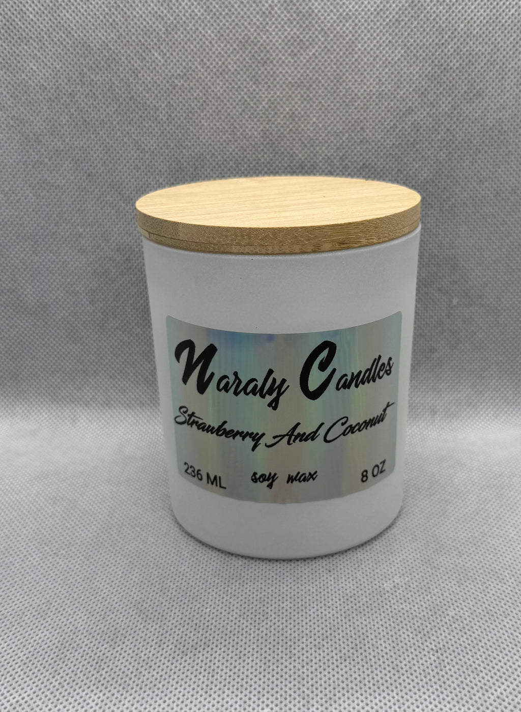 Strawberry And Coconut Candle 8 OZ