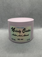 Amber And Almond Candle 12 OZ