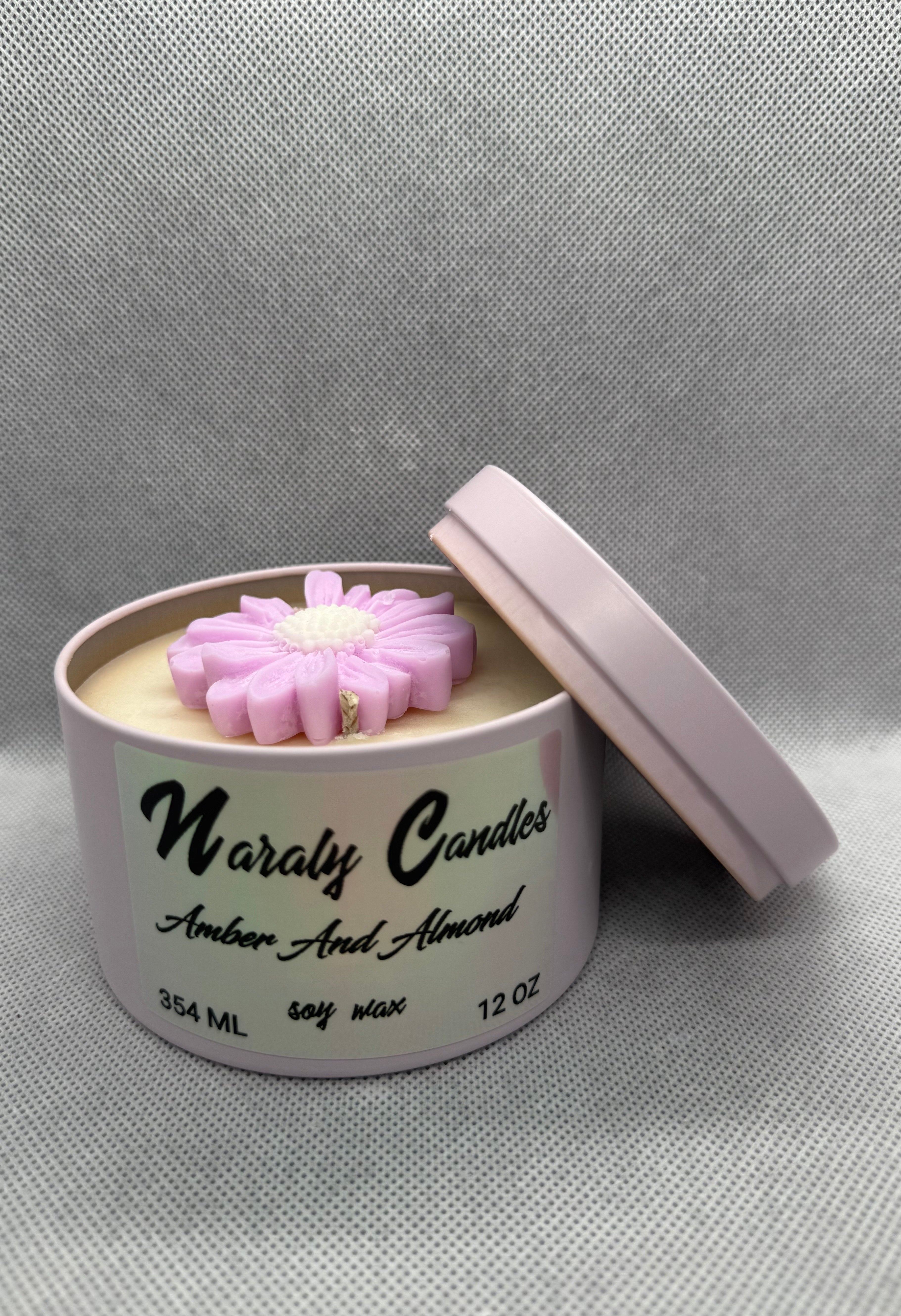 Amber And Almond Candle 12 OZ