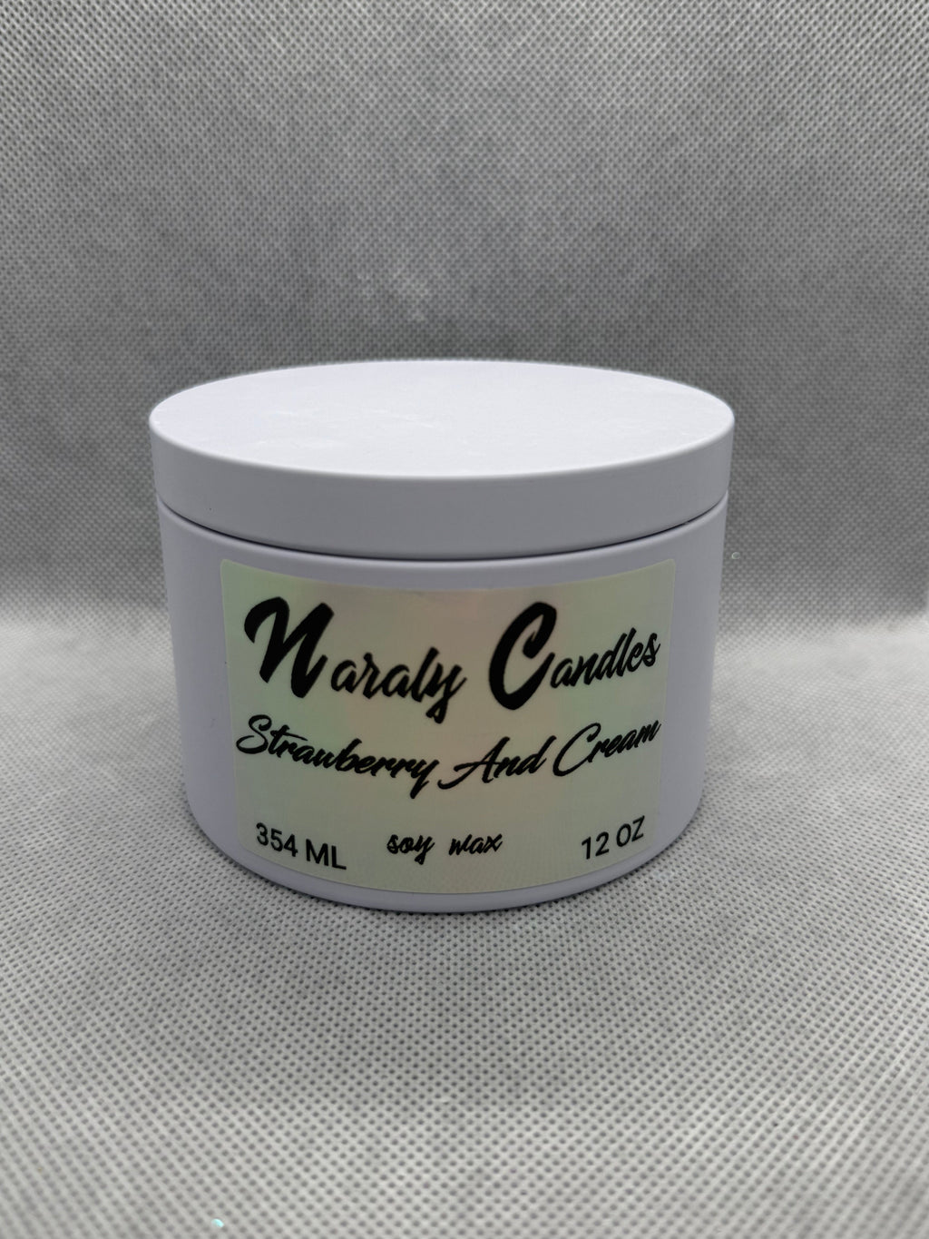 Strawberry And Cream Candle 12 OZ