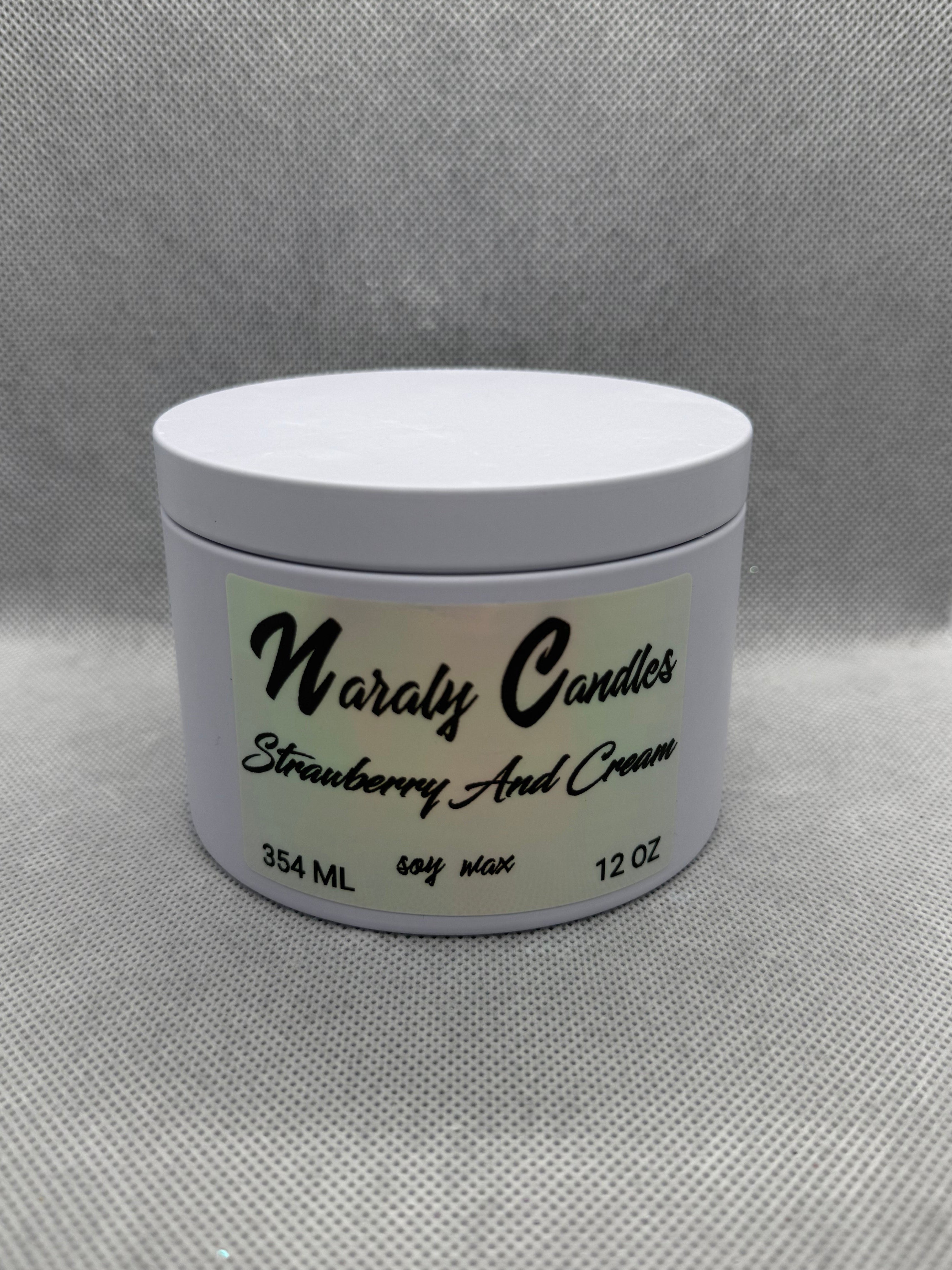 Strawberry And Cream Candle 12 OZ