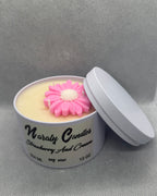 Strawberry And Cream Candle 12 OZ